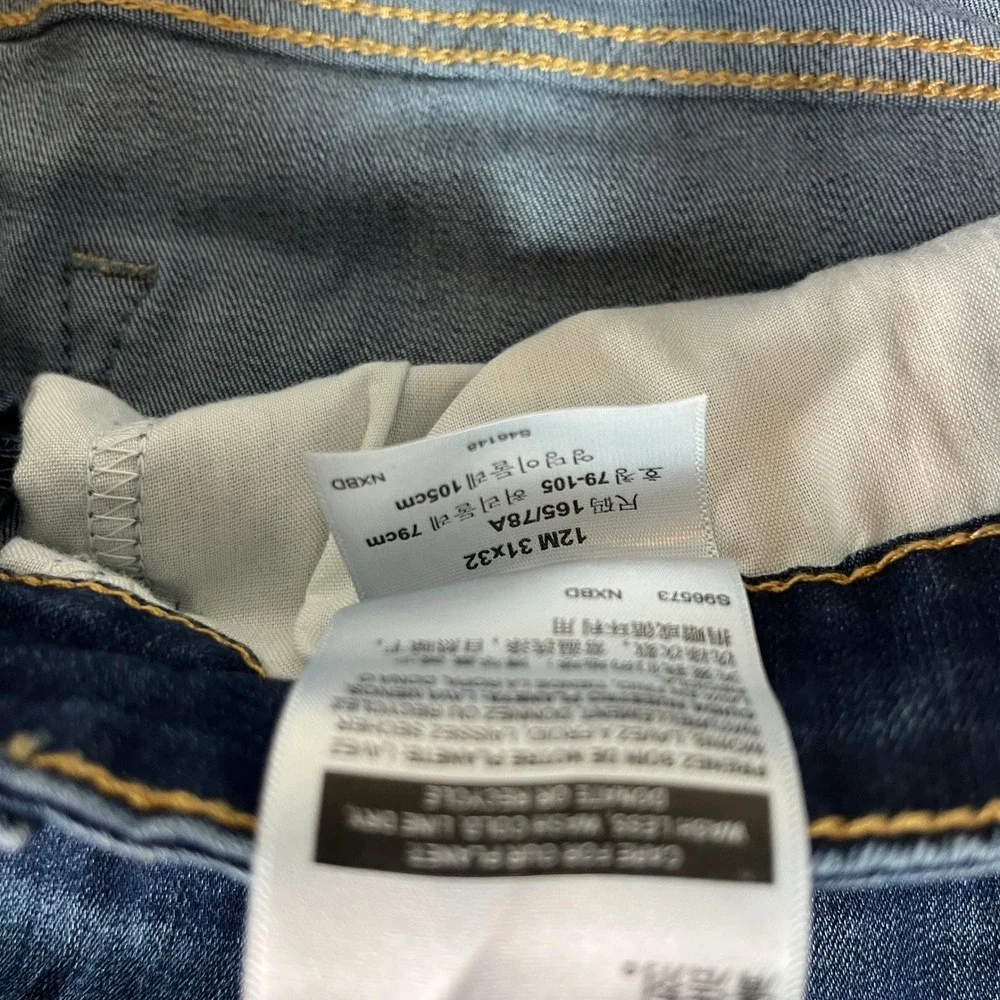 Denizen Levi's Bootcut Jeans Women 12M 31x32 Dark Wash Mid Rise Stretch